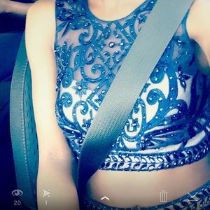 Navy Blue Prom Dress💖